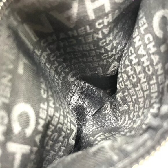 CHANEL Camelia flap Chain Shoulder Bag tweed gray - Picture 7 of 12